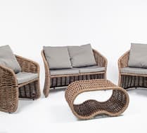Комплект мебели DeckWOOD Nova v1, коричневый, шп
