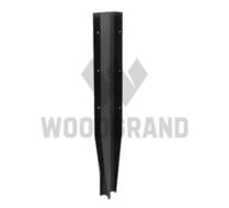 Угол металлический для грядки 300 мм, черный, WG