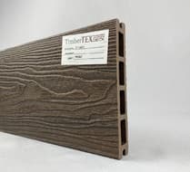 Террасная доска ДПК (пустотелая)  146x23x4000мм «TimberTEX»,  Style‎, 3D Фактура Дерева, Кедр