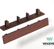 Заглушка для террасной доски WOODVEX Expert Antique, WENGE