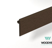 Торцевая планка (Т-планка) WOODVEX SELECT Colorite 53х6х2000 мм, Венге Colorite