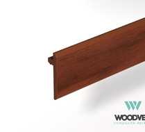 Торцевая планка (Т-планка) WOODVEX SELECT Colorite 53х6х2000 мм, Палисандр