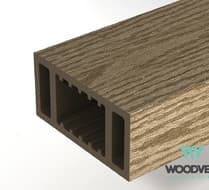 Перила нижняя Woodvex Select 100х50х3000 мм, Кофе