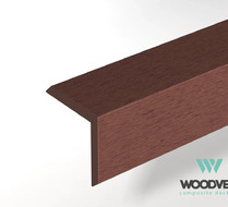 Уголок (L-планка) WOODVEX SELECT 53x 53х2000мм, Темно-коричневый