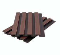 Стеновая панель реечная 13*177*3600 мм, CO-EXTRUSION, NUSADUA, POLIVAN, Chocolate