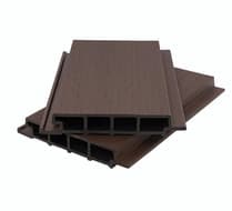 Фасадная панель сплошная 33*200*3600 мм, CO-EXTRUSION, NUSADUA, POLIVAN, Chocolate