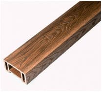 Перила нижние TimberTex 3D MIX, 3000х90х45 мм, Тик Микс