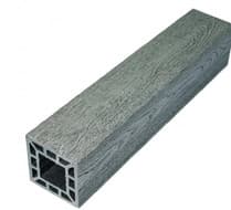 Столб TimberTex 3D MIX, 3000х100х100 мм,Серый