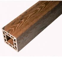 Столб TimberTex 3D MIX, 3000х100х100 мм,Тик Микс