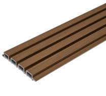 Фасадная панель реечная из ДПК 4000х219х26 мм, CM Wall CO-EXTRUSION, Тик
