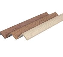 Угловой профиль из ДПК TimberTex с тиснением 3000х40х40 мм, Мультикрем