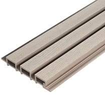 Фасадная реечная панель из ДПК 3000х169х26 мм, TimberTex, Мультикрем