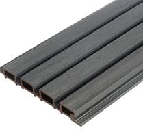 Фасадная реечная панель из ДПК 4000х219х26 мм, CO-EXTRUSION, TimberTex, Серый Микс