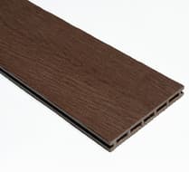 Террасная доска QIJI PREMIUM двусторонняя, пустотелая, шоколад, 150*18*3000 мм