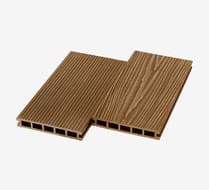 Террасная доска RusDecking UnoDeck ULTRA, пустотелая, Орех, 150*24*4000 мм