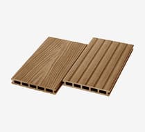 Террасная доска RusDecking UnoDeck MOGANO, пустотелая, Орех, 165*24*4000 мм