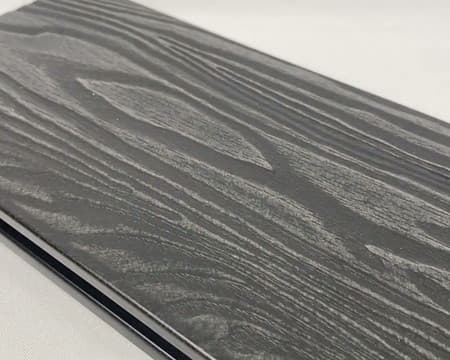 Террасная доска 3D Talver Wood 150x25x4000/6000мм Антрацит брашинг двусторонняя( текстура-соло)