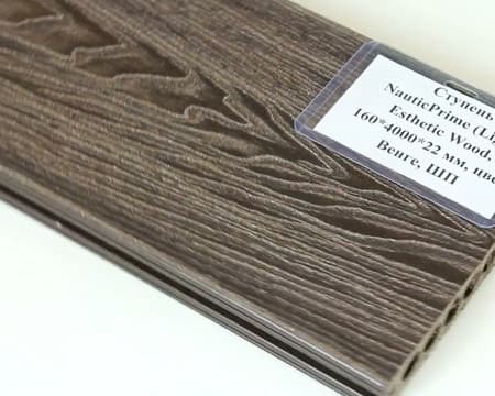 Ступень NauticPrime (Light) Esthetic Wood, 160*4000*22 мм, цвет Венге