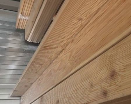 Террасная доска лиственница Вельвет сорт АБ